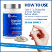 CanPrev - Digestive Enzymes Supplement, 90 Capsules 30-Day Supply - Full Spectrum of 11 Digestive Enzymes for Stomach Gas, Digestion, Indigestion and Bloating Relief - Helps Break Down Proteins 🍁 All In One Marketplace Canada