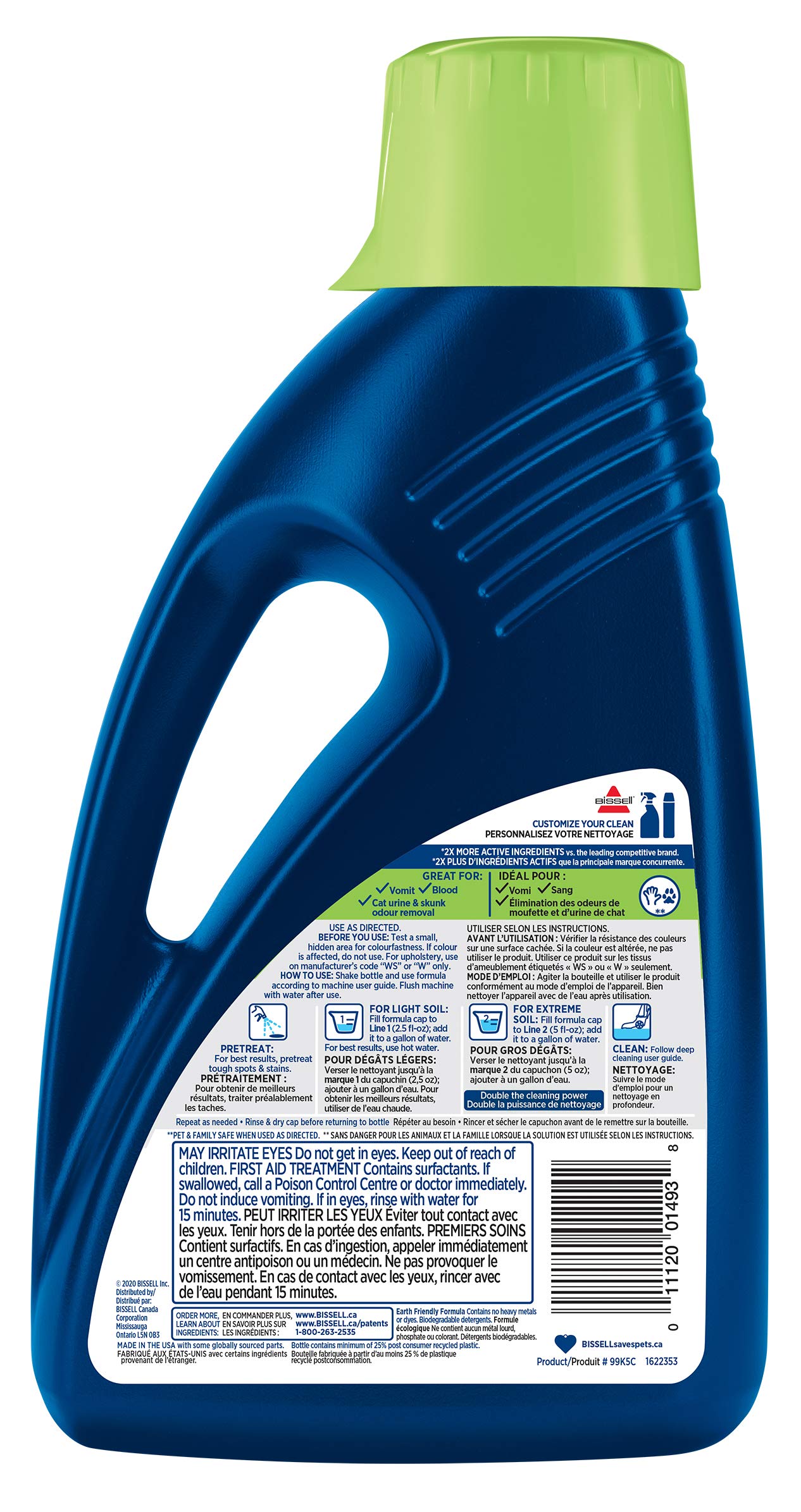 BISSELL Pet Stain & Odour Upright Carpet Formula, 60oz, 99K5C 🍁 All In One Marketplace Canada