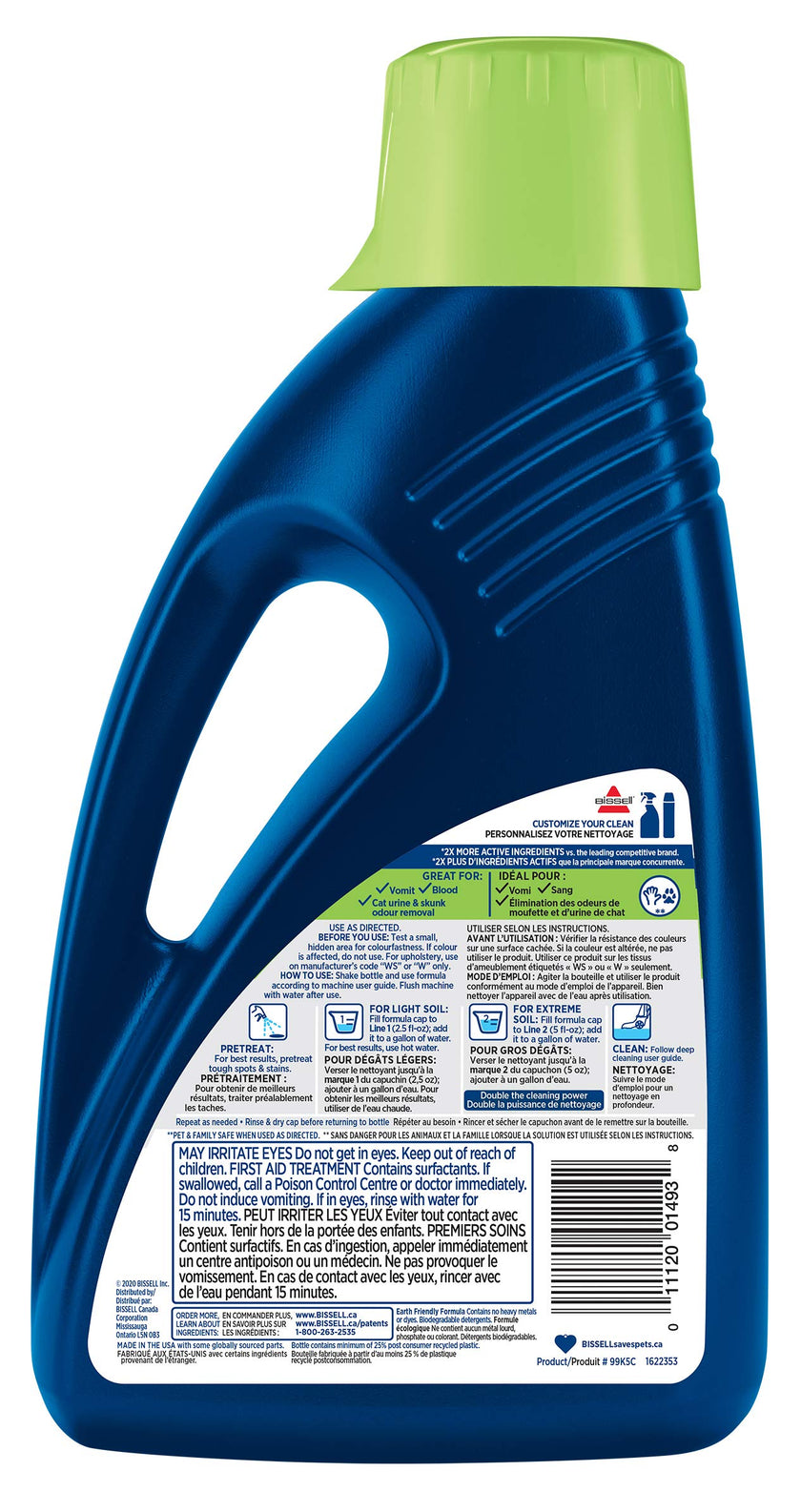 BISSELL Pet Stain & Odour Upright Carpet Formula, 60oz, 99K5C 🍁 All In One Marketplace Canada