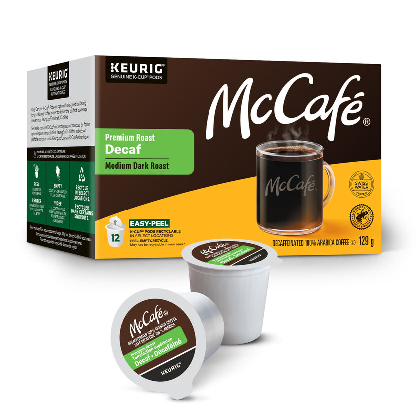 McCafé Premium Medium Dark Roast Decaf K-Cup Coffee Pods, 72 Count, For Keurig Coffee Makers 🍁 All In One Marketplace Canada