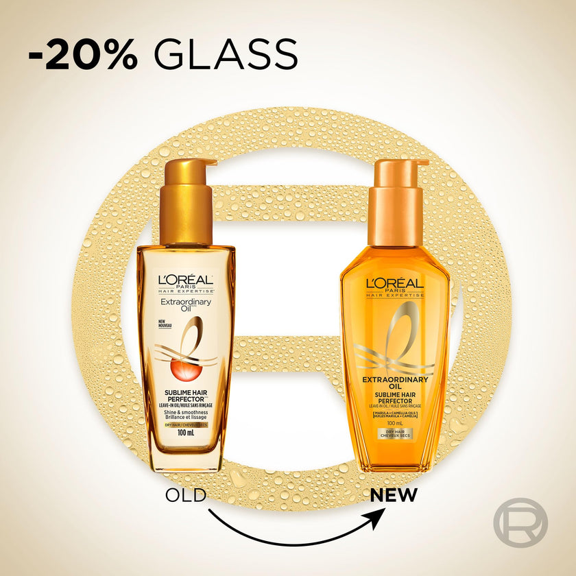 L'Oréal Paris Hair Expertise Extraordinary Oil Sublime Hair Perfector, Hair Serum, Pack of 2, 200ml 🍁 All In One Marketplace Canada