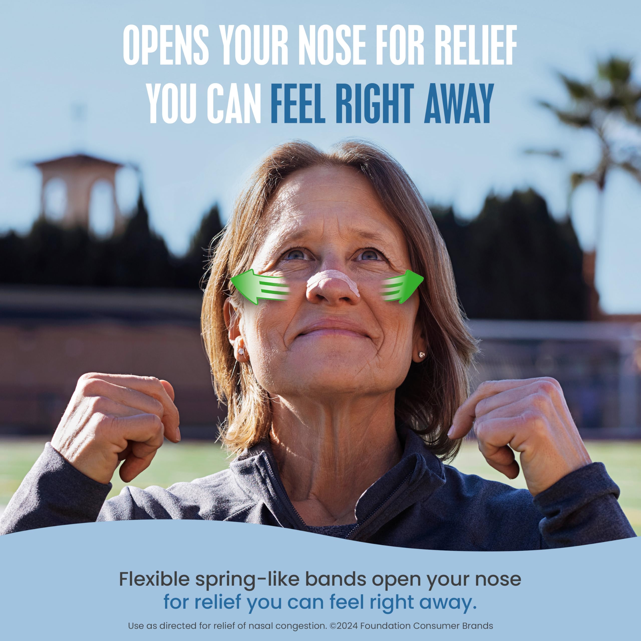 Breathe Right Nasal Strips, Original Large, Tan, Drug-Free Snoring Solution & Nasal Congestion Relief Caused by Colds & Allergies, Nightly Sleep, 30 Count 🍁 All In One Marketplace Canada
