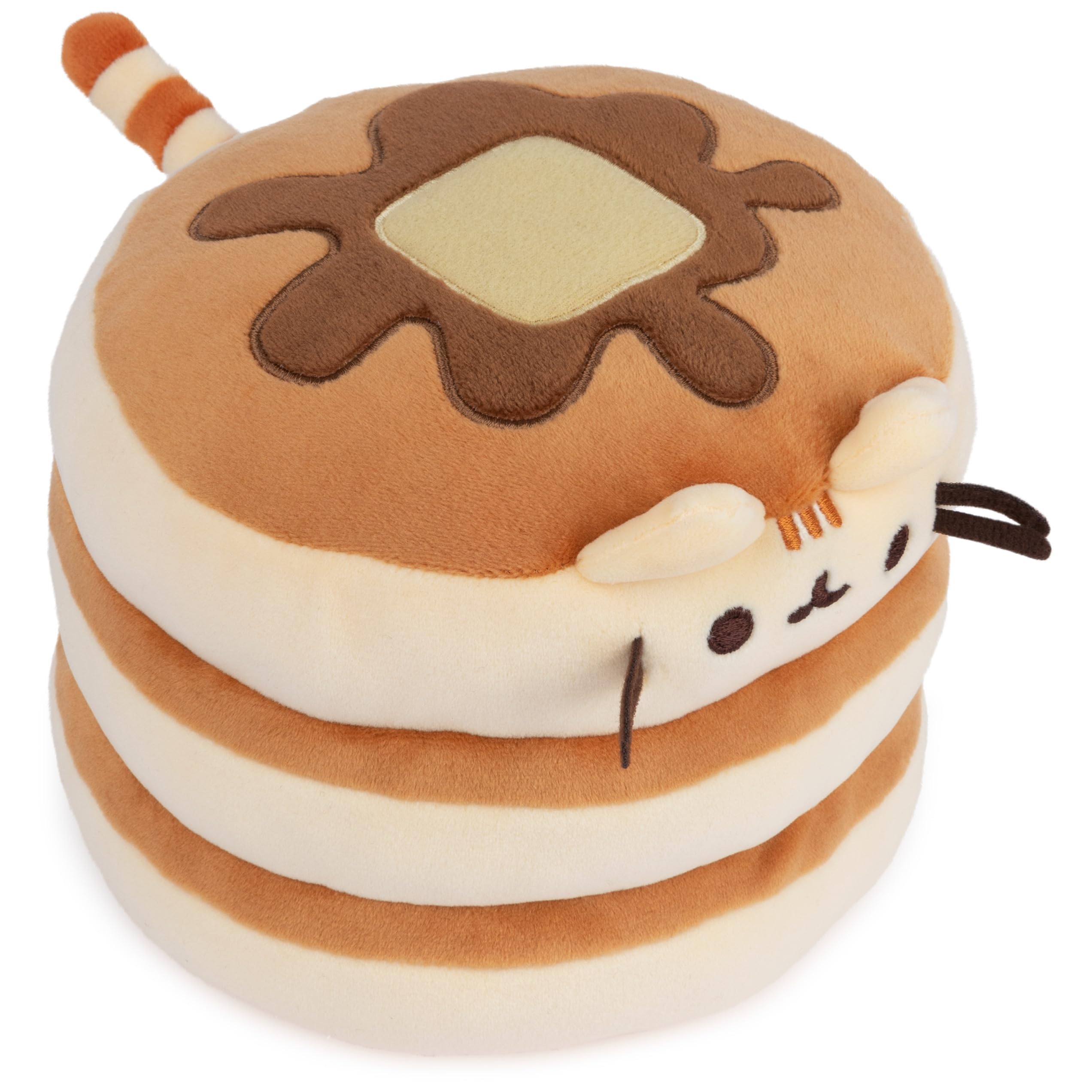 GUND Pusheen The Cat Pancake Squisheen Plush, Squishy Toy Stuffed Animal for Ages 8 and Up, Brown, 6” 🍁 All In One Marketplace Canada