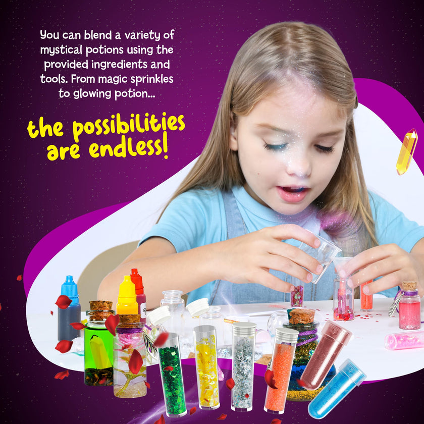 Dan&Darci Magic Fairy Potion Kit for Boys - Birthday Gifts for Girls - Gift Ideas for Girls Ages 6, 7, 8, 9, 10 - Toys 8-10, 7-8 - Arts & Crafts for Boys 6-8 🍁 All In One Marketplace Canada