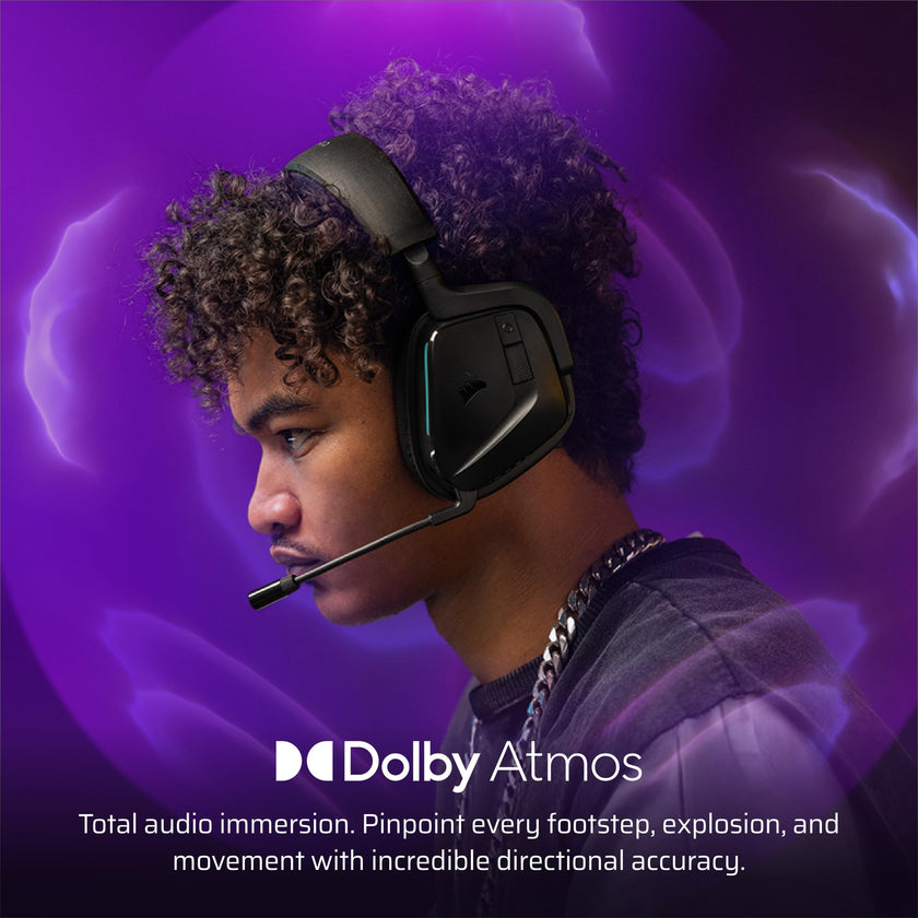 CORSAIR Void v2 Wireless Gaming Headset with Bluetooth for PC, PS5, PS4, Switch, Mobile – Dolby Atmos, 70 Hr Battery, Dual Wireless, Lightweight, Fast Charging – Carbon 🍁 All In One Marketplace Canada
