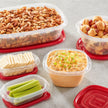 Rubbermaid TakeAlongs Food Storage Containers, 52 Piece Plastic Container Set, Dishwasher and Microwave Safe Meal Prep, Snack, and Lunch Container, BPA Free, Ruby Red 🍁 All In One Marketplace Canada