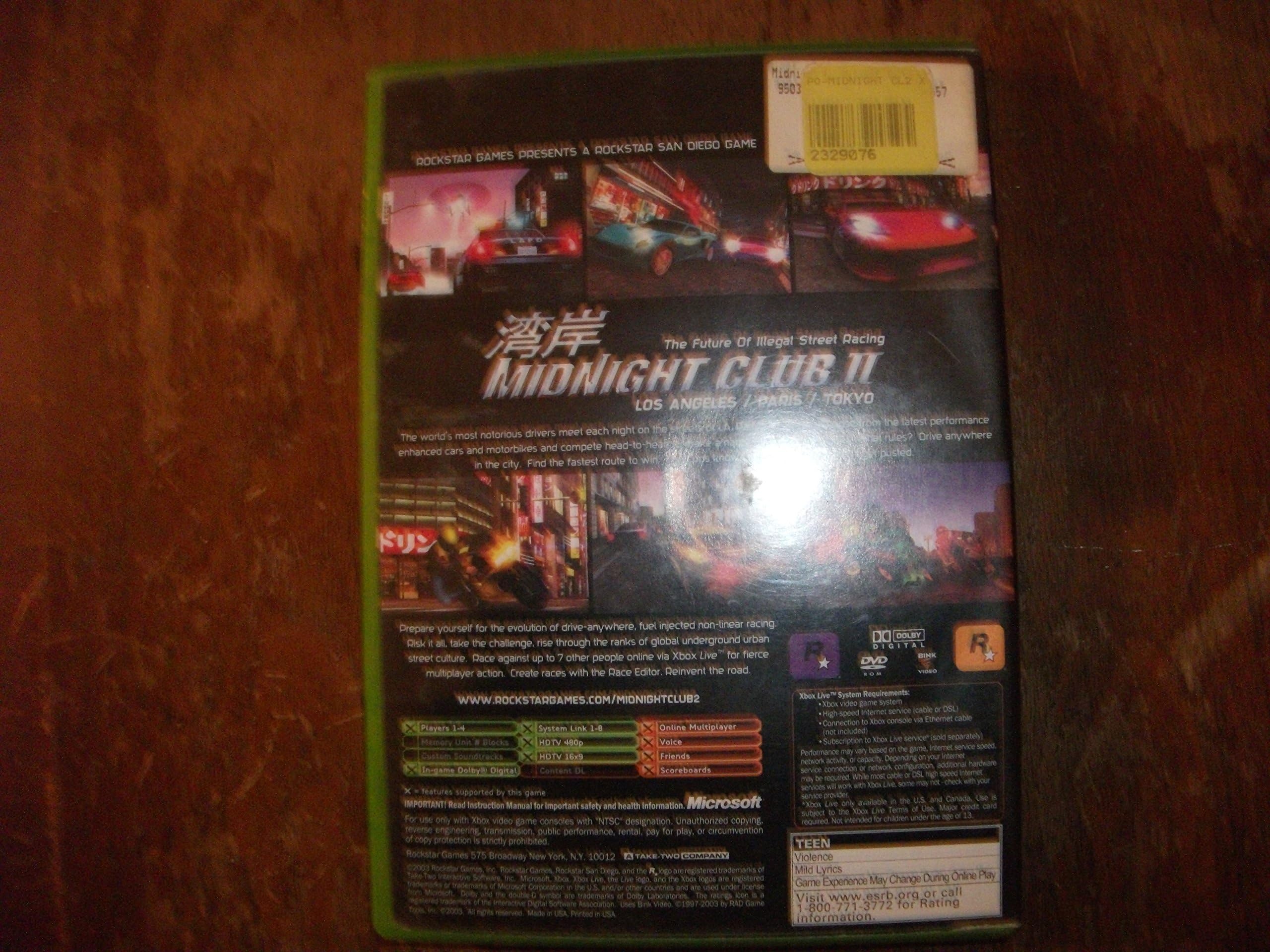 Midnight Club 2 - Xbox