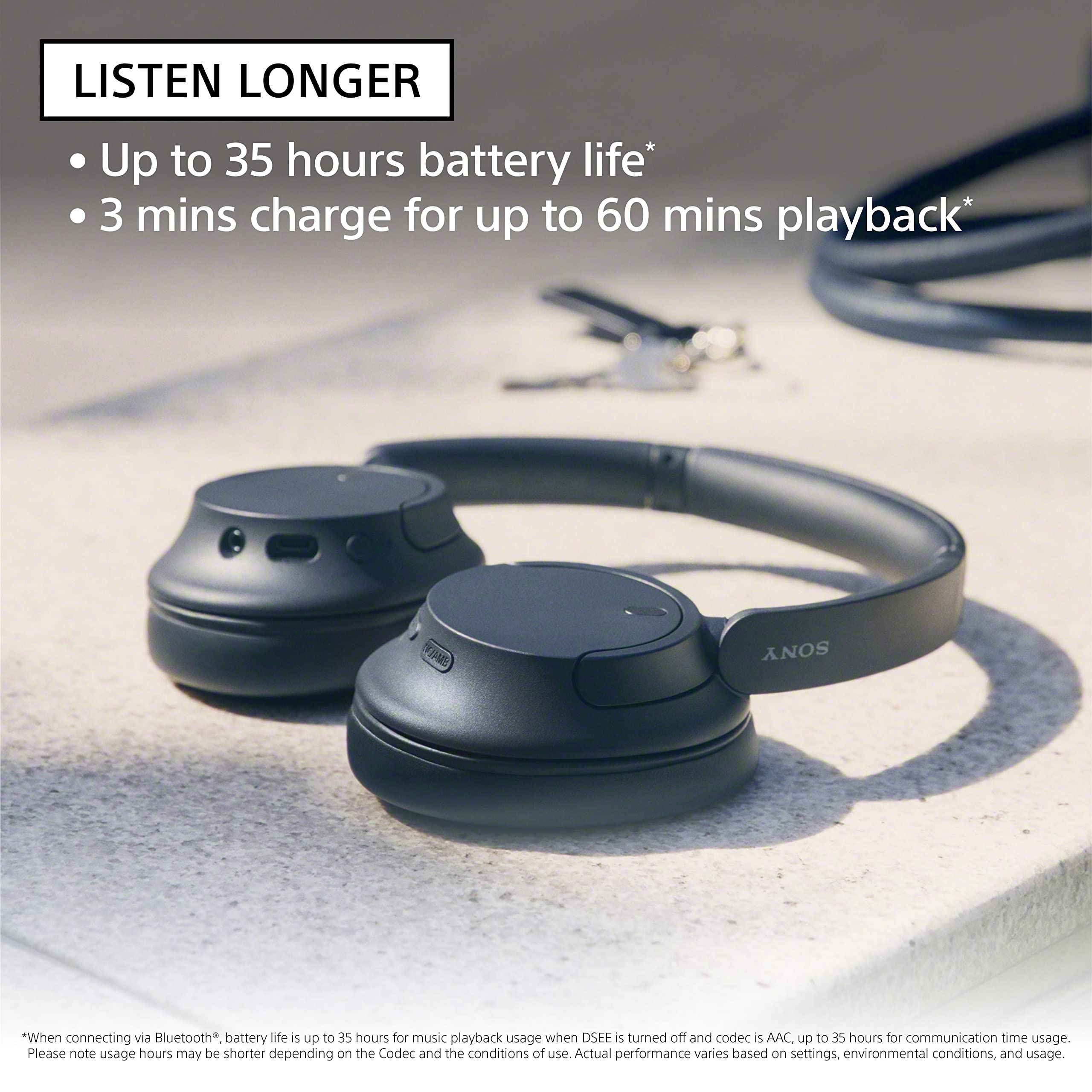 Sony WH-CH720N Noise Cancelling Wireless Headphones Bluetooth Over The Ear Headset with Microphone and Alexa Voice Control, Black 🍁 All In One Marketplace Canada
