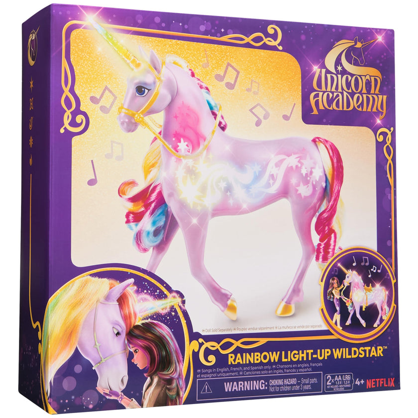 Unicorn Academy, Interactive Rainbow Light-up Wildstar with Lights, Sounds & Music, Easter Gifts Idea, Dolls & Unicorn Toys for Girls Ages 4 and up 🍁 All In One Marketplace Canada