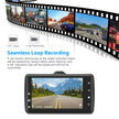 Dash Cam Front with 32G SD Card, BOOGIIO 1080P FHD Car Driving Recorder 3'' IPS Screen 170°Wide Angle Dashboard Camera Aluminum Alloy Case, WDR G-Sensor Parking Monitor Loop Recording Motion Detection 🍁 All In One Marketplace Canada