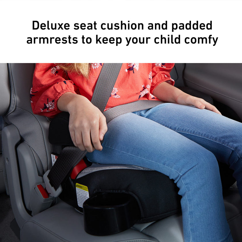 Graco TurboBooster Backless Booster Seat, Big Kid Car Seat from 18-45 kg (40-100 lb), Machine Washable Cover, Rio 🍁 All In One Marketplace Canada
