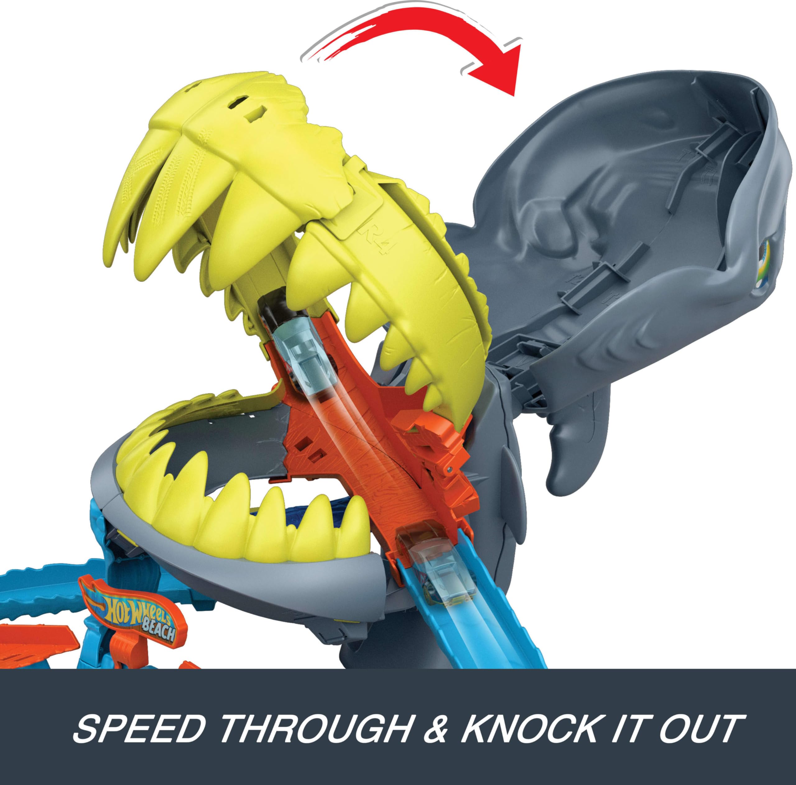 Hot Wheels City Shark Chomp Beach Playset & 1:64 Scale Toy Car 🍁 All In One Marketplace Canada