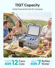 EUHOMY 12 Volt Refrigerator, 12 Quart (10L) Compressor Electric Cooler APP Control, Car Fridge 12/24V DC & 100-240V AC, Car refrigerator -4℉~68℉, Portable Freezer for RV, Camping, Travel 🍁 All In One Marketplace Canada