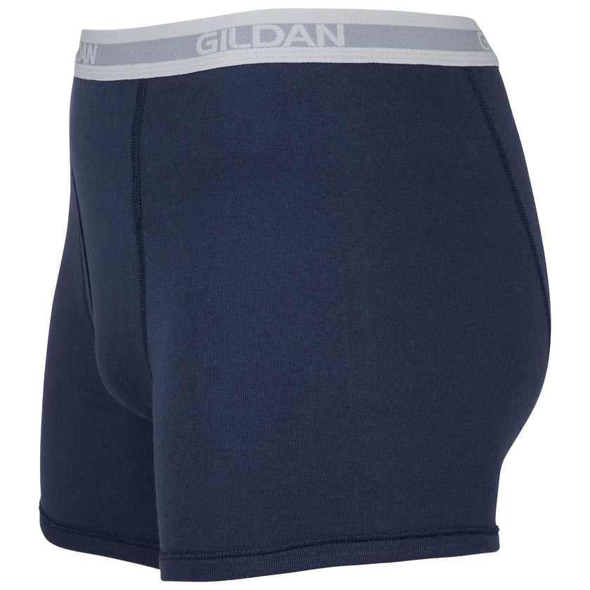 Gildan Men's Short Leg Boxer Briefs 5-Pack, Black/Royal/Charcoal/Stripe, Large (Colors May Vary) 🍁 All In One Marketplace Canada