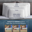 WEEKENDER Ventilated Gel Memory Foam Pillow - Washable Cover , White, Standard (Pack of 1) 🍁 All In One Marketplace Canada