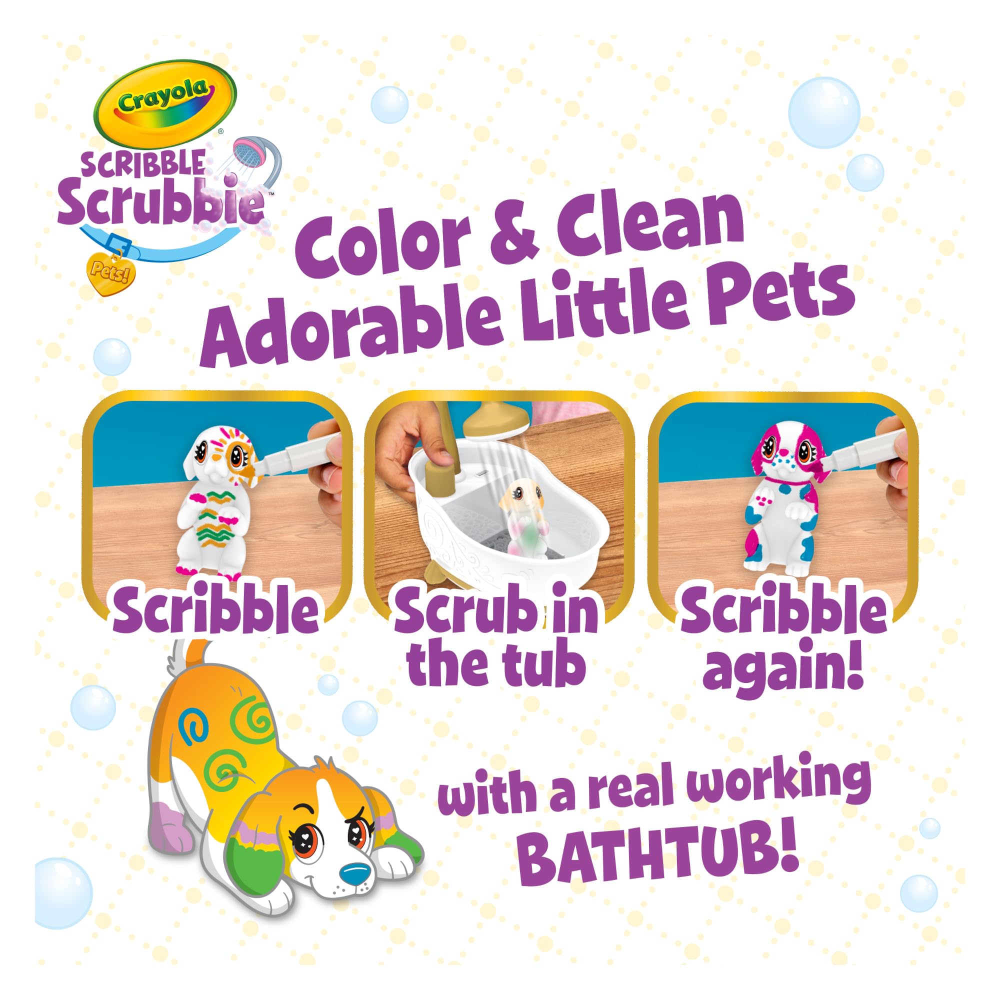 Crayola Scribble Scrubbie Pets Tub Playset, Creative Toys 🍁 All In One Marketplace Canada