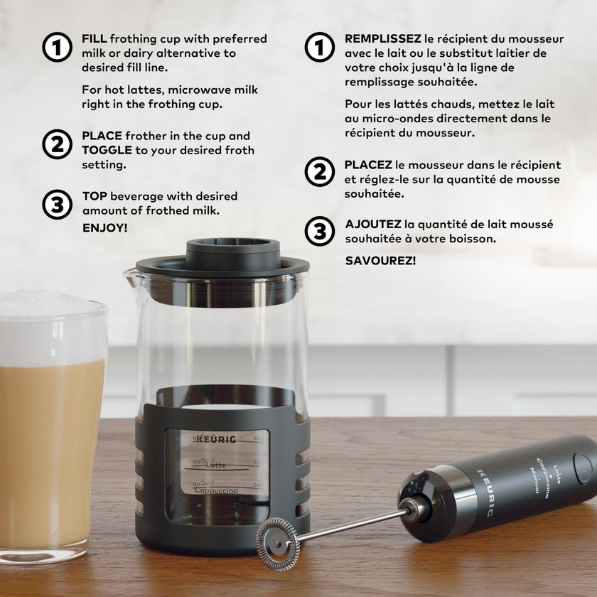 Keurig SimpleCafé Milk Frother for Lattes and Cappuccinos 🍁 All In One Marketplace Canada