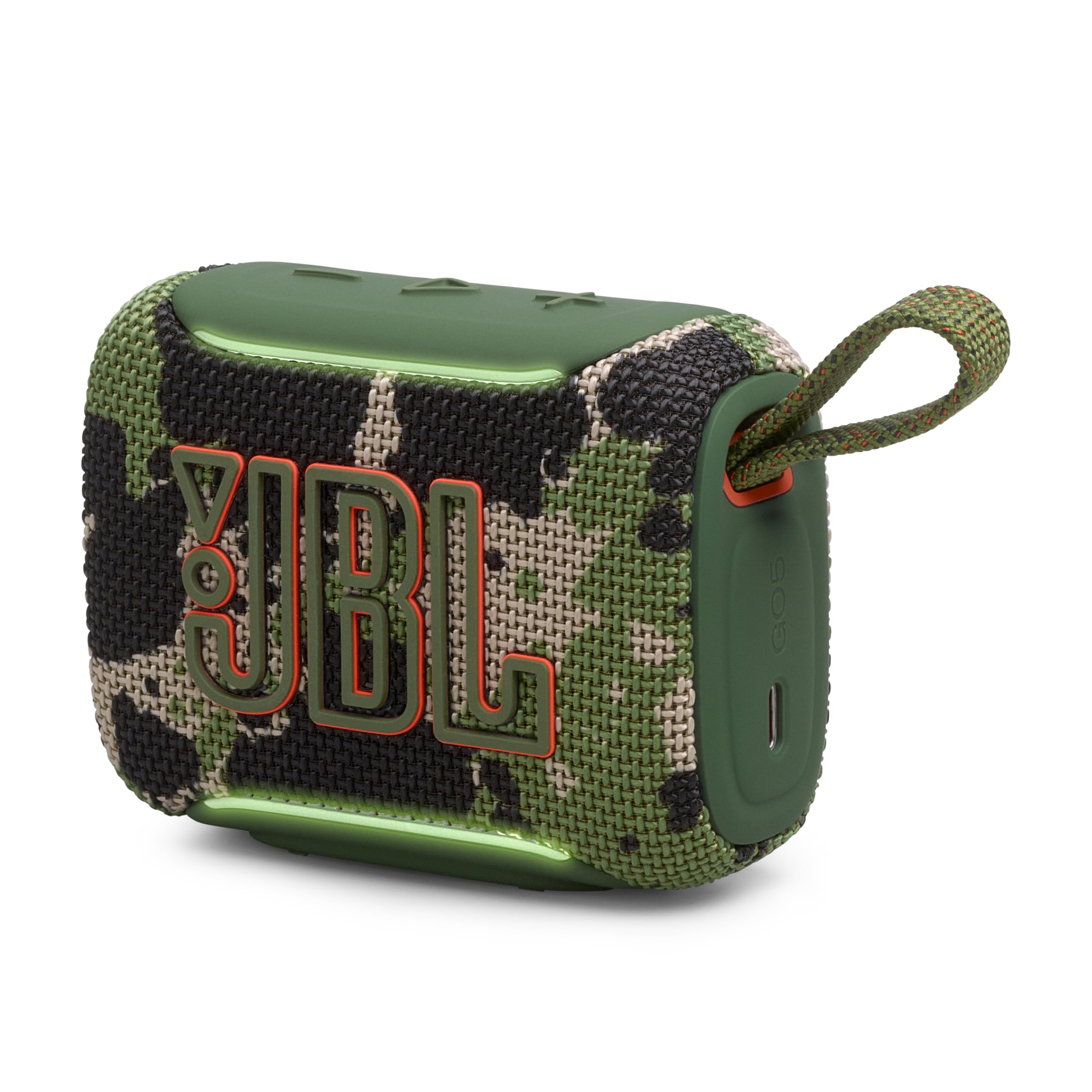 JBL Go 5 - Ultra-Portable Waterproof & Drop-Proof Speaker with JBL Legendary Sound & Ambient Edge Lighting, AirTouch Instant Stereo Pairing or Link Multiple Compatible Speakers via Auracast™ (Squad) 🍁 All In One Marketplace Canada