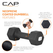 CAP Barbell Neoprene Dumbbell Weights, 8 lb Pair, Black 🍁 All In One Marketplace Canada