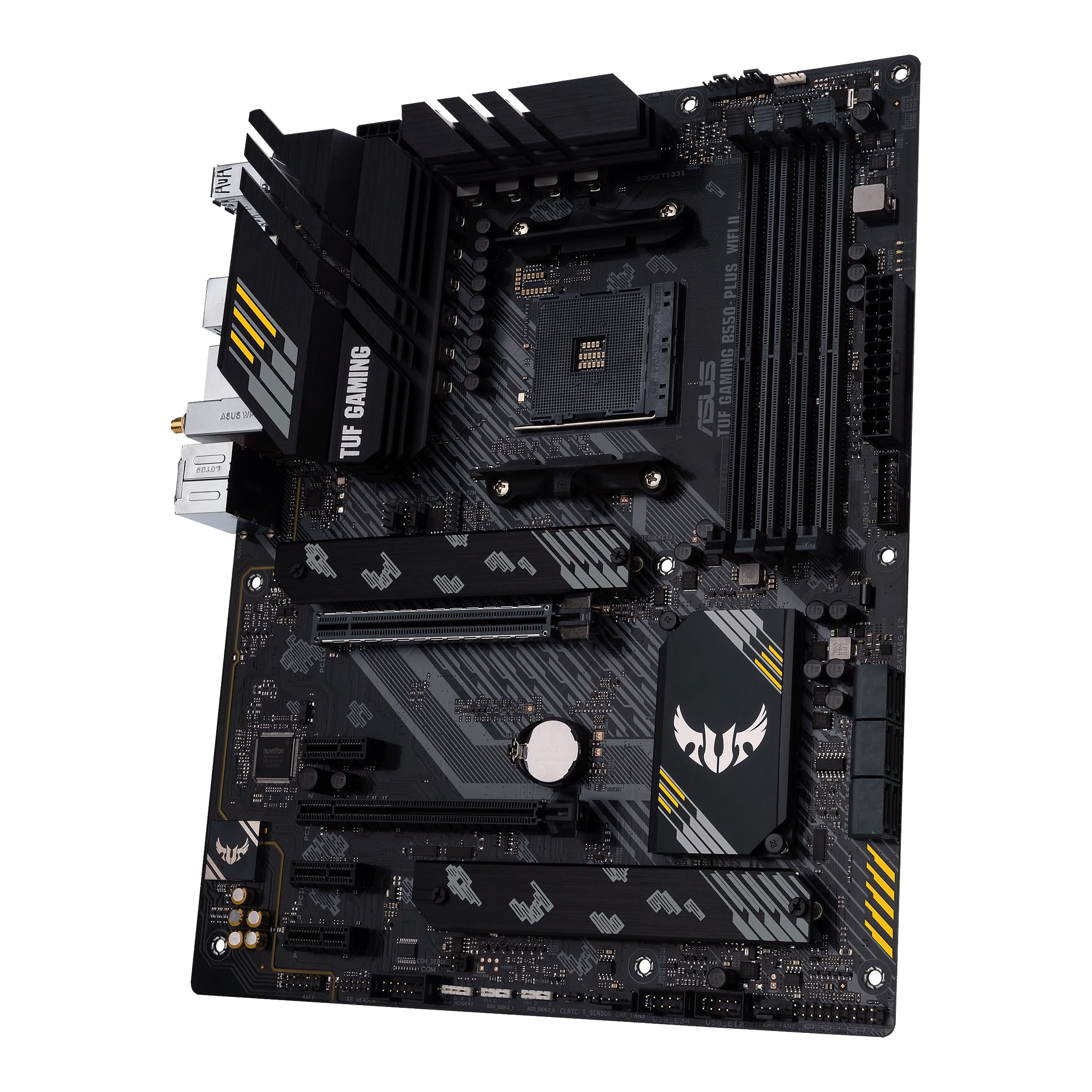 ASUS TUF Gaming B550-PLUS WiFi II AMD AM4 (3rd Gen Ryzen™) ATX Motherboard (PCIe 4.0, WiFi 6, 2.5Gb LAN, BIOS Flashback, USB 3.2 Gen 2, Addressable Gen 2 RGB Header and Aura Sync) 🍁 All In One Marketplace Canada