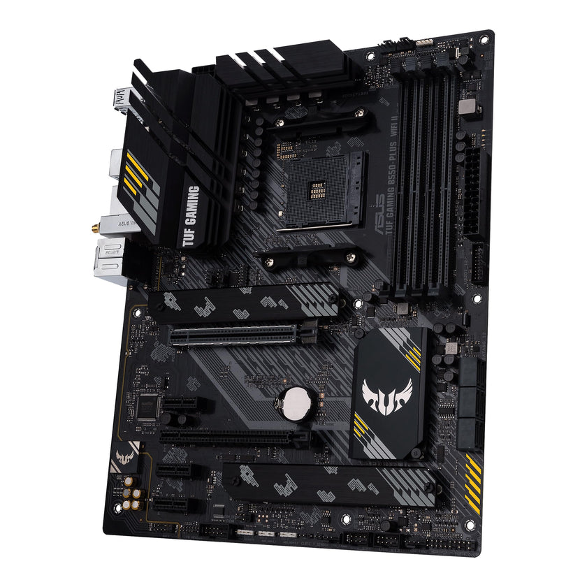ASUS TUF Gaming B550-PLUS WiFi II AMD AM4 (3rd Gen Ryzen™) ATX Motherboard (PCIe 4.0, WiFi 6, 2.5Gb LAN, BIOS Flashback, USB 3.2 Gen 2, Addressable Gen 2 RGB Header and Aura Sync) 🍁 All In One Marketplace Canada