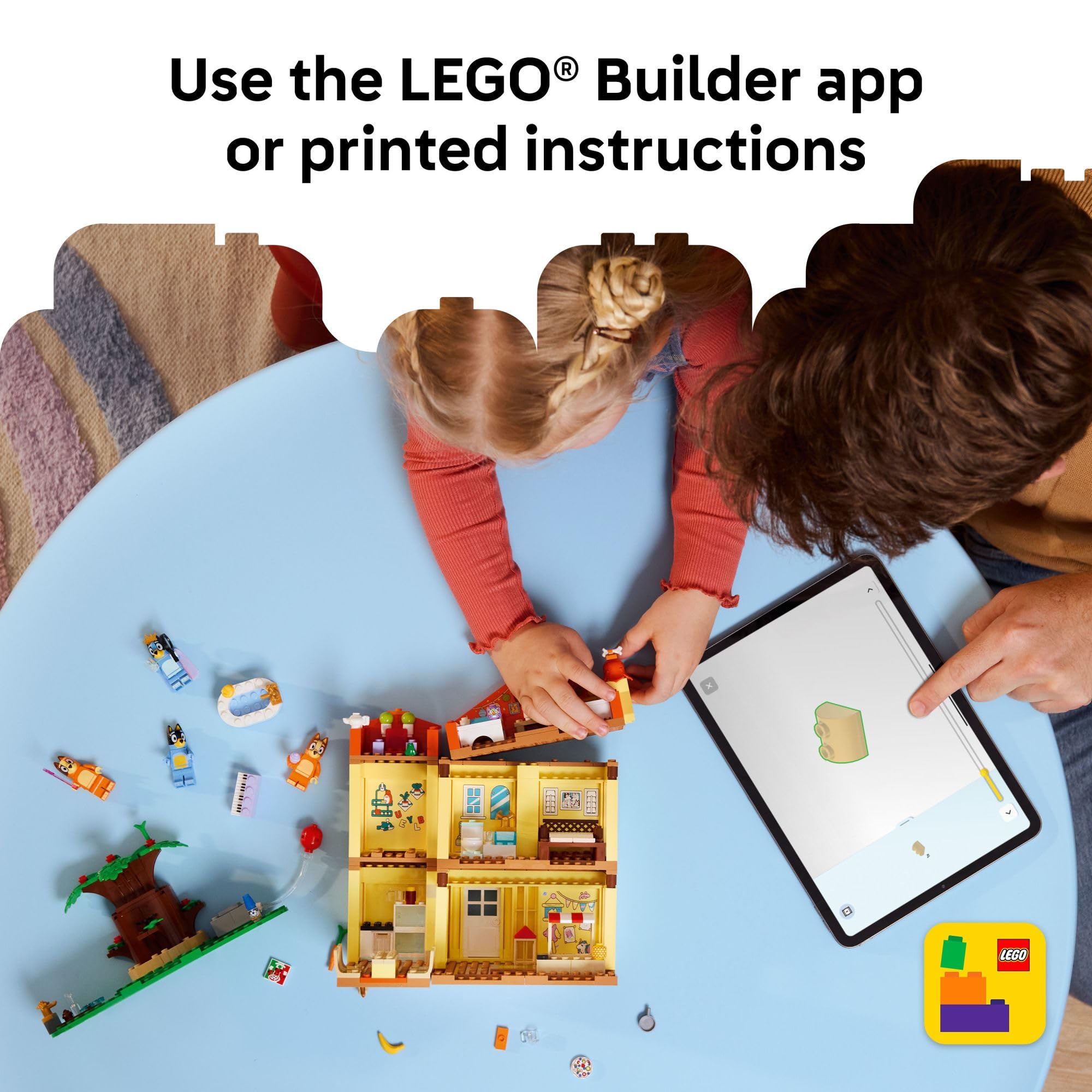 LEGO Bluey: Bluey’s Family House - Toddler Toy for 4 Year Old Boys and Girls - House Playset Includes Bluey and 5 Popular Characters - Great Birthday Gift Idea for Preschoolers - 11203 🍁 All In One Marketplace Canada