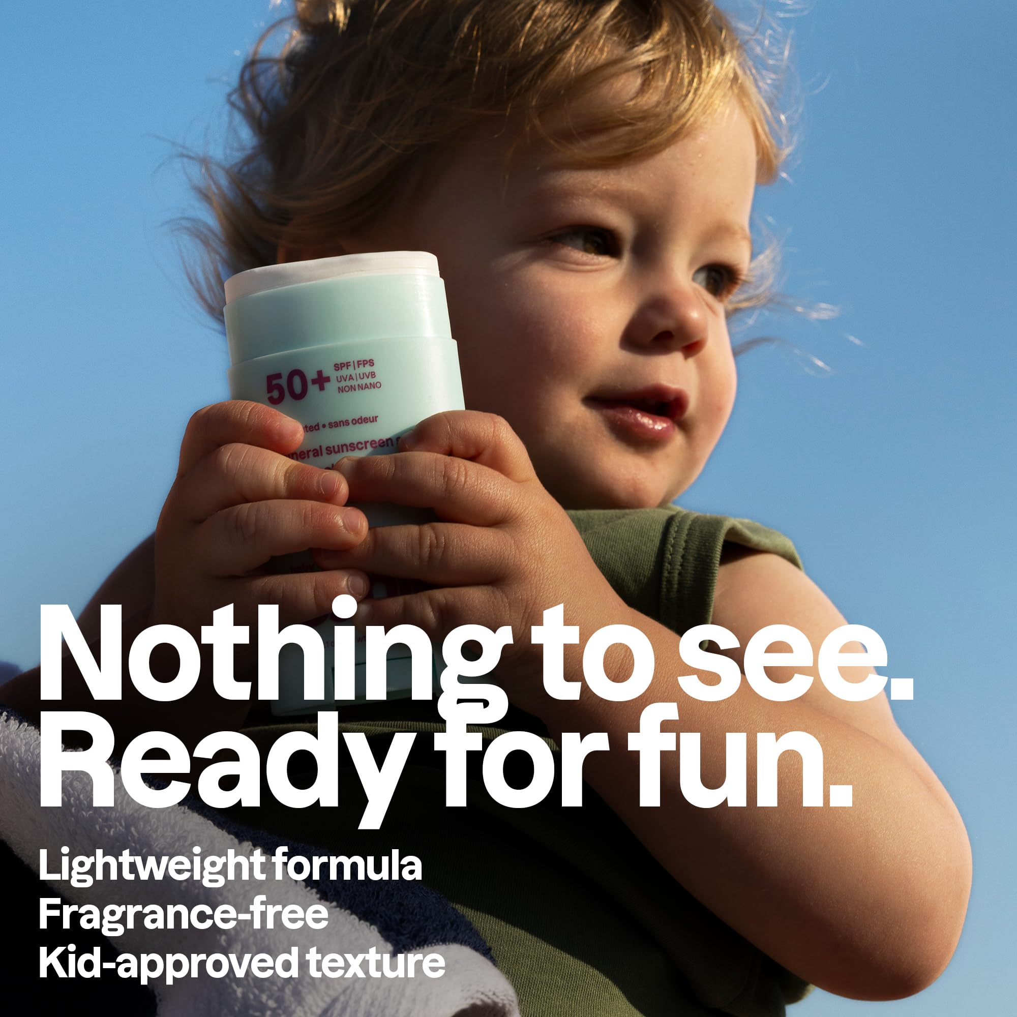 ATTITUDE Baby Mineral Sunscreen Stick SPF 50, Broad Spectrum Zinc Oxide, EWG Verified, Non-Nano, Mess-Free Stick for Face & Body, Lightweight Non-Greasy, Vegan, Unscented, 60 grams 🍁 All In One Marketplace Canada