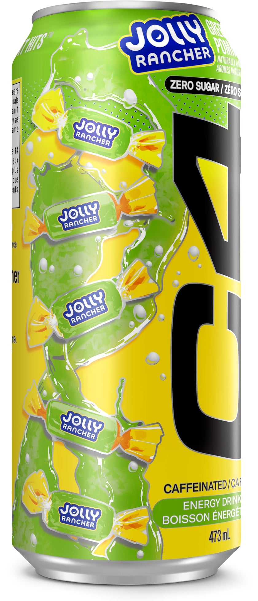 Cellucor C4 Performance Energy Drink, Jolly Rancher Green Apple, Carbonated Sugar Free Drink with no Artificial Colours or Dyes, 473mL, 12 count 🍁 All In One Marketplace Canada