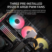 CORSAIR 3500X RS-R ARGB Mid-Tower PC Case – 3X Pre-Installed RS120-R ARGB Fans, GPU Anti-Sag Arm, Fits up to 10x 120mm Fans, Reverse Connection Motherboard Compatible – Black 🍁 All In One Marketplace Canada