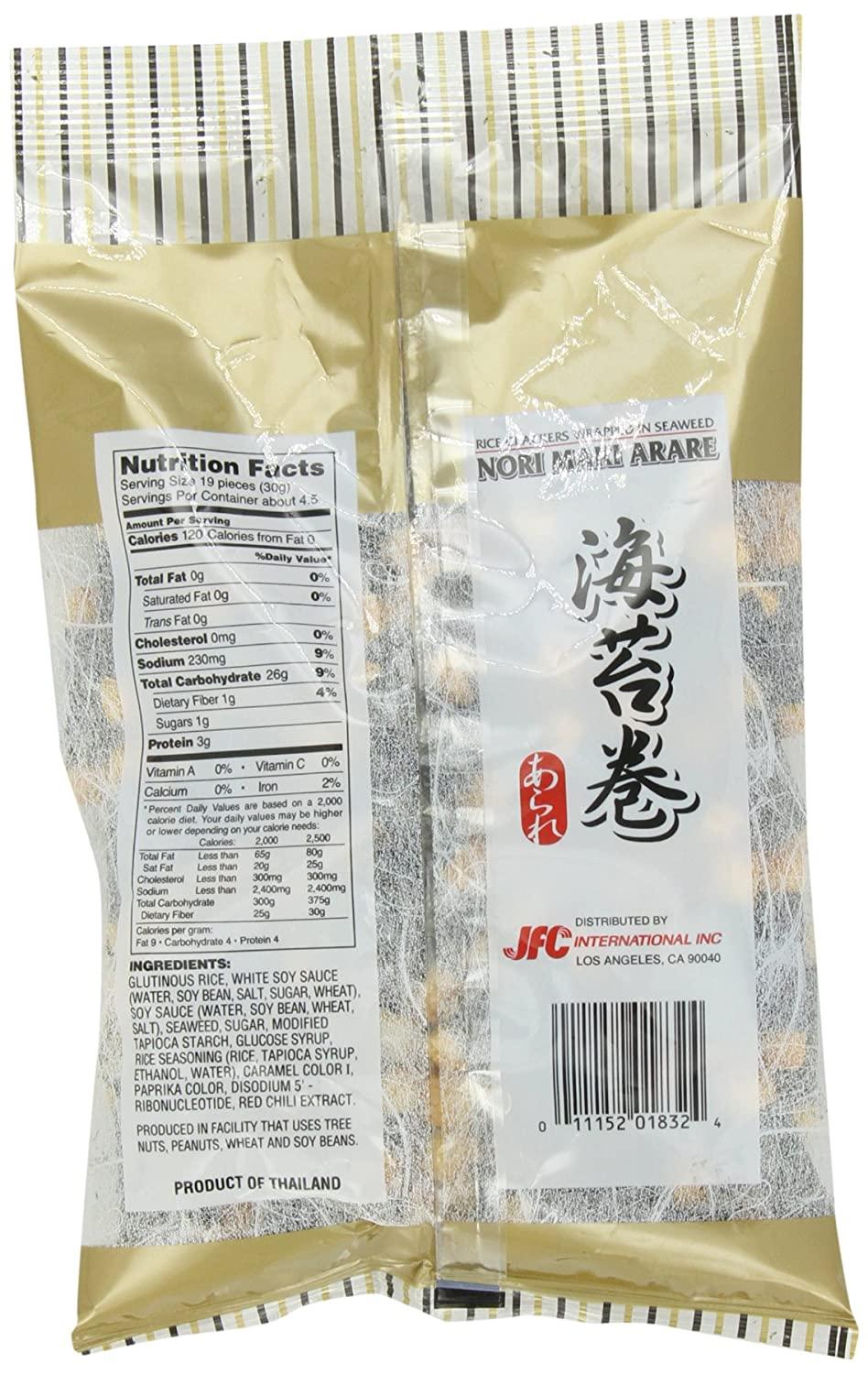 J-Basket Nori Maki Arare Senbei Rice Cracker (142G) [Best Before Date: 2026.12.13]
