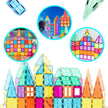 100PCS Magnetic Tiles Magnetic Blocks for Kids 3-5 6-8 8-10 Construction STEM Learning Resources Magnet Building Blocks Toddler Toys Christmas Birthday Gifts Toys for 3 4 5 6 7 8+ Year Old Boys Girls 🍁 All In One Marketplace Canada