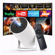 [Built-in Apps & 2026 Upgraded] WEMI Mini Portable Projector Mini Projecteur Portatif with WiFi 6 and Bluetooth 5.4 for Bedroom Smart Movie for iPhone Cell Phone Android OptiBarrel 500 🍁 All In One Marketplace Canada