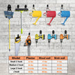 Garage Hooks Heavy Duty Utility Steel with Anti-Slip Coating Wall Mount Storage Organizer for Hanging Power and Garden Tools, Ladders, Hose, Bikes, Ropes, Bulk Items, and More (12 Pack Orange) 🍁 All In One Marketplace Canada