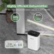 HOGARLABS 34 Pint Smart Dehumidifiers for Home and Basements, with 3 Working Modes, Overflow Protection, and Auto Shut off Restart. Ultra Silent Dehumidifier with Drain Hose and Digital Control Panel. 🍁 All In One Marketplace Canada