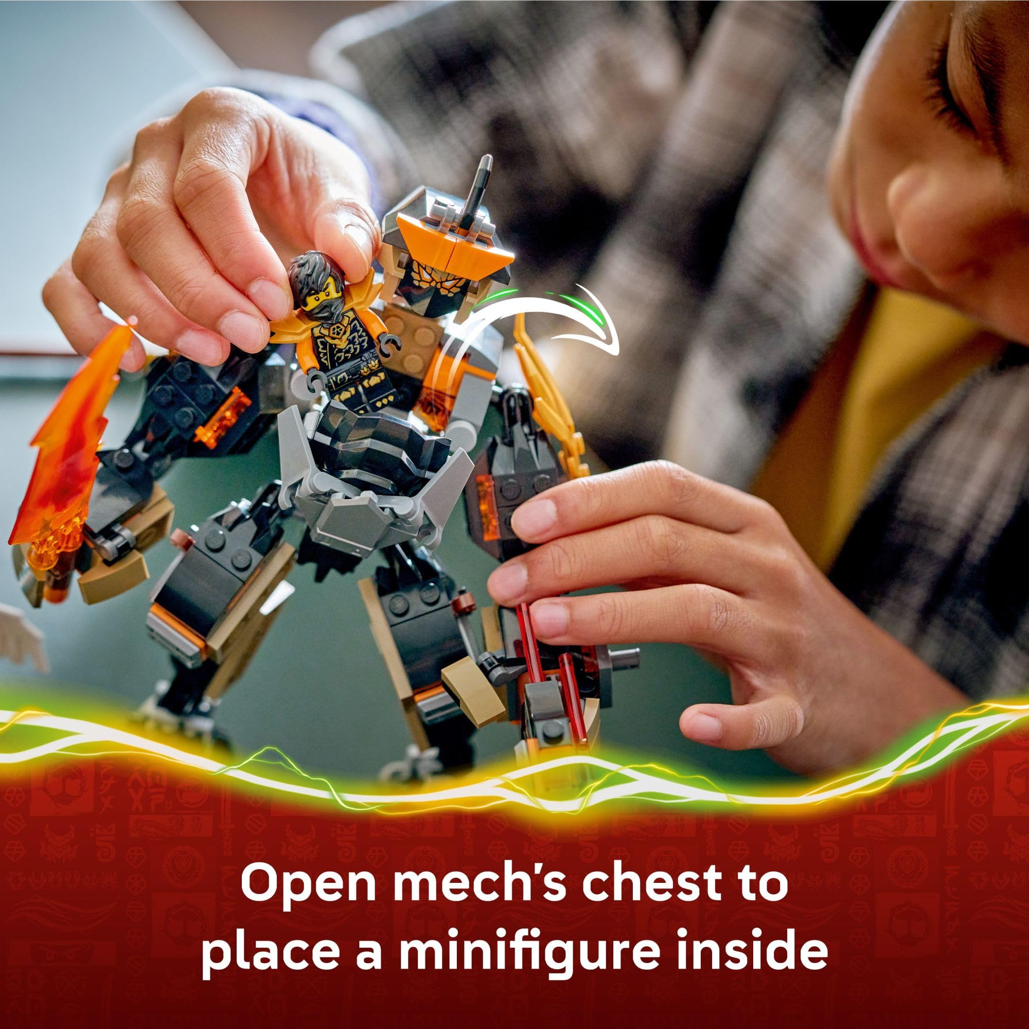 LEGO NINJAGO Cole’s Mission Mech & Dragon Zane Building Toy for Boys, Girls & Kids, Ages 7+ - Poseable Mech W/Cole, Acid Monster, & Zane Minifigures for Pretend Play - Gift Idea for Birthdays - 71854 🍁 All In One Marketplace Canada