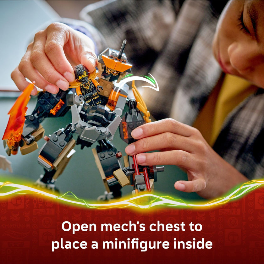 LEGO NINJAGO Cole’s Mission Mech & Dragon Zane Building Toy for Boys, Girls & Kids, Ages 7+ - Poseable Mech W/Cole, Acid Monster, & Zane Minifigures for Pretend Play - Gift Idea for Birthdays - 71854 🍁 All In One Marketplace Canada
