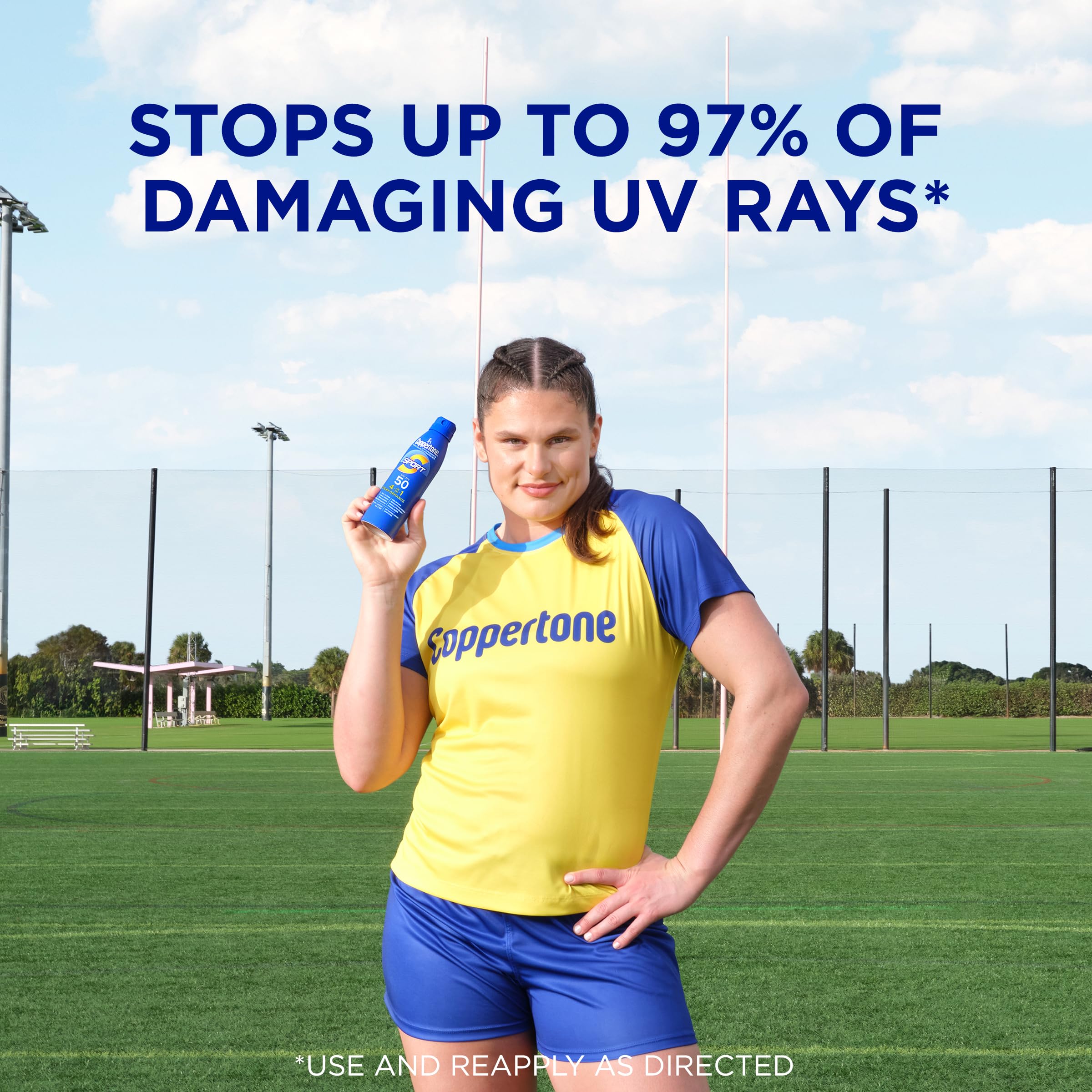 Coppertone Sport Sunscreen Spray SPF 30 Duo Pack, 4-in-1 Performance, Sweat and Water Resistant Spray Sunscreen Broad Spectrum SPF 30 UVA/UVB Protection, Oxybenzone Free, 2x 215mL 🍁 All In One Marketplace Canada
