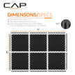 CAP Barbell 1/2-Inch Interlocking EVA Foam Exercise Puzzle Mats - 1 Pack | 24