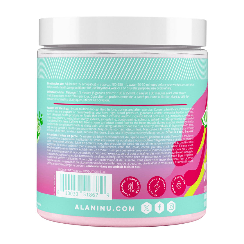 Alani Nu Pre Workout Powder | Amino Energy Boost | Endurance Supplement | Sugar Free | 100mg Caffeine | L-Theanine, Beta-Alanine, Citrulline | 30 Servings (Cherry Twist) 🍁 All In One Marketplace Canada