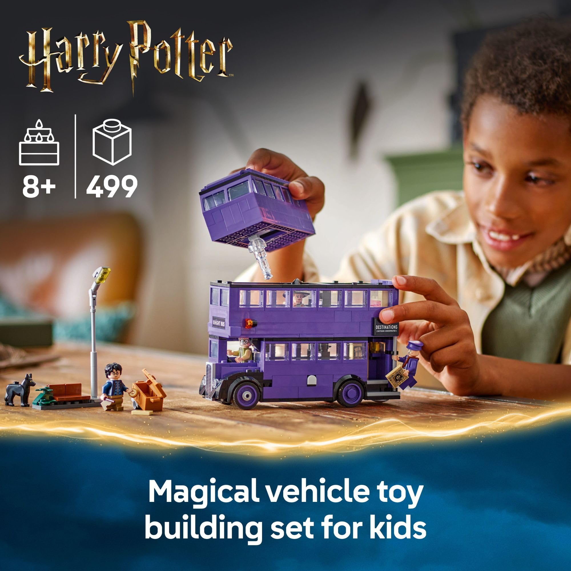 LEGO Harry Potter Knight Bus Adventure - Building Toy for Kids, Boys, and Girls, Ages 8+ - Iconic Bus from Harry Potter and The Prisoner of Azkaban - with 5 Minifigures - Birthday Gift Idea - 76446 🍁 All In One Marketplace Canada
