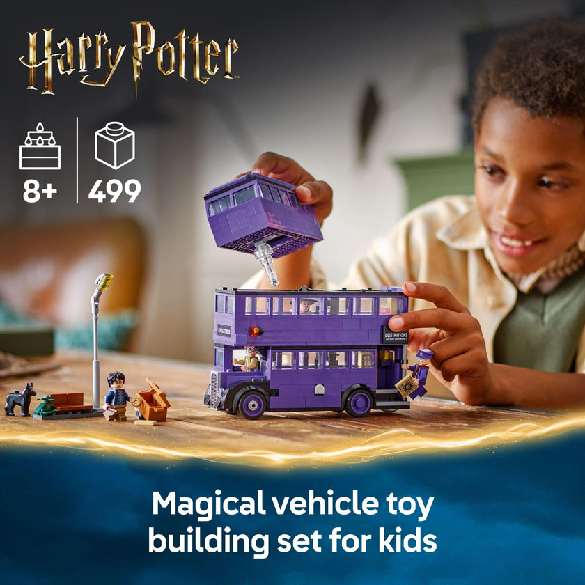 LEGO Harry Potter Knight Bus Adventure - Building Toy for Kids, Boys, and Girls, Ages 8+ - Iconic Bus from Harry Potter and The Prisoner of Azkaban - with 5 Minifigures - Birthday Gift Idea - 76446 🍁 All In One Marketplace Canada