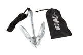 Pelican Compact Anchor Kit for Kayak, Canoe, SUP, Inflatables or Small Boats, Foldable Storage Bag, Ideal for Fishing Kayak Boating (3 lb) 🍁 All In One Marketplace Canada