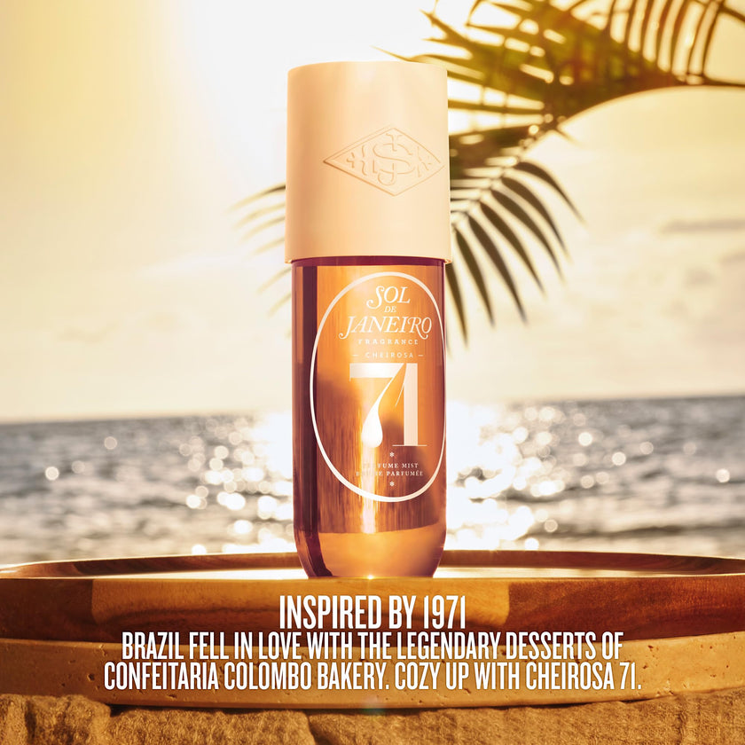Sol de Janeiro Brazilian Crush Cheirosa 71 - Caramelized Vanilla and Macadamia by Sol de Janeiro for Unisex - 3 oz Body Mist 🍁 All In One Marketplace Canada