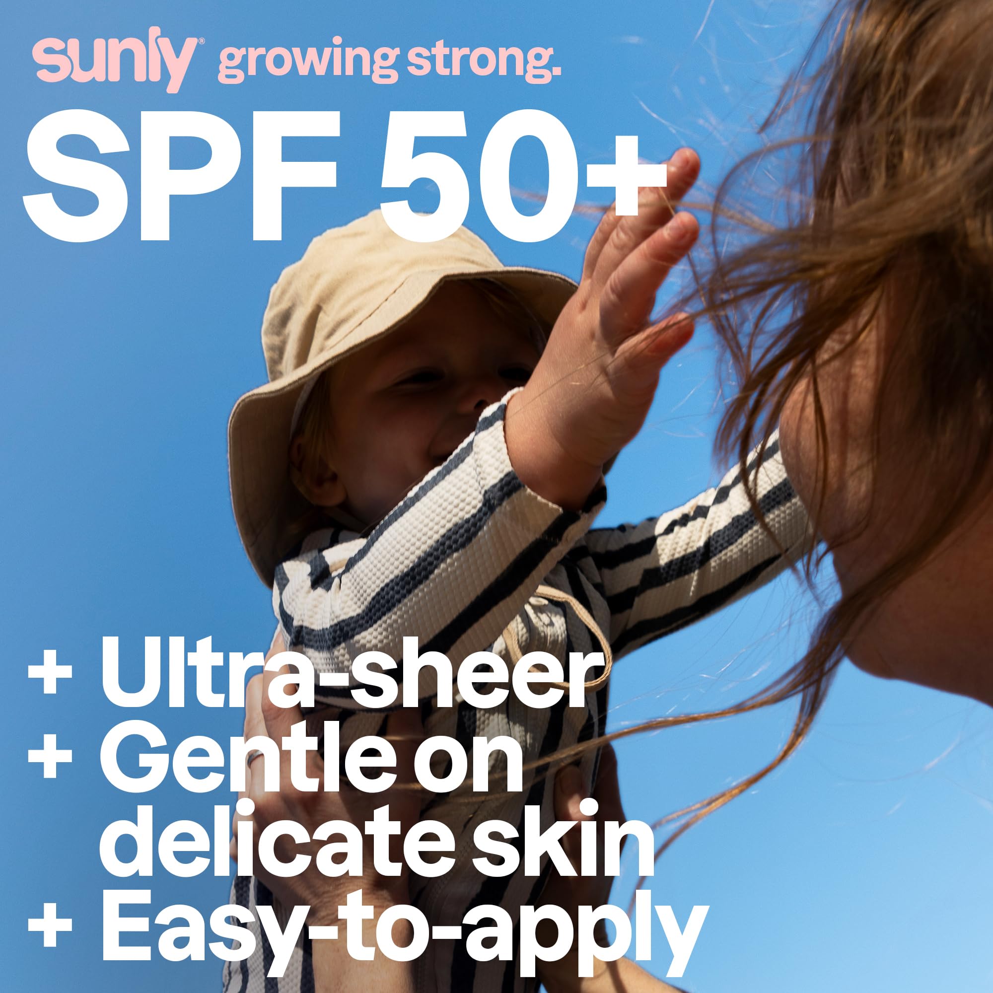 ATTITUDE Baby Mineral Sunscreen SPF 50, Broad Spectrum Zinc Oxide, EWG Verified, Mineral-Based, Non-Nano, Lightweight Cream for Face & Body, Gentle Formula, Unscented, 80 grams 🍁 All In One Marketplace Canada