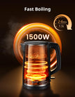 COMFEE' Electric Kettle and Tea Kettle, 1.5L Double Wall, Stainless Steel Interior, Lid & Spout, Fast Boil, Auto-Off, and Boil-Dry Protection, 1500W 🍁 All In One Marketplace Canada