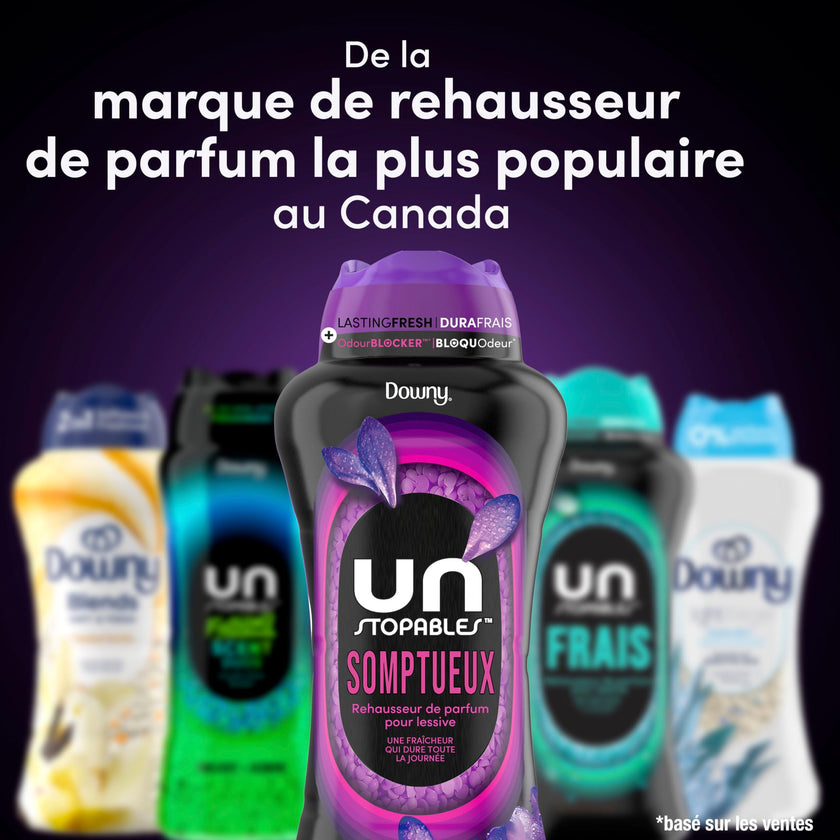 Downy Unstopables In Wash Scent Booster, Lush Scent, Laundry Beads for Odour Protection, Downy Scent Booster, Laundry Scent Boosters, 853 g 🍁 All In One Marketplace Canada