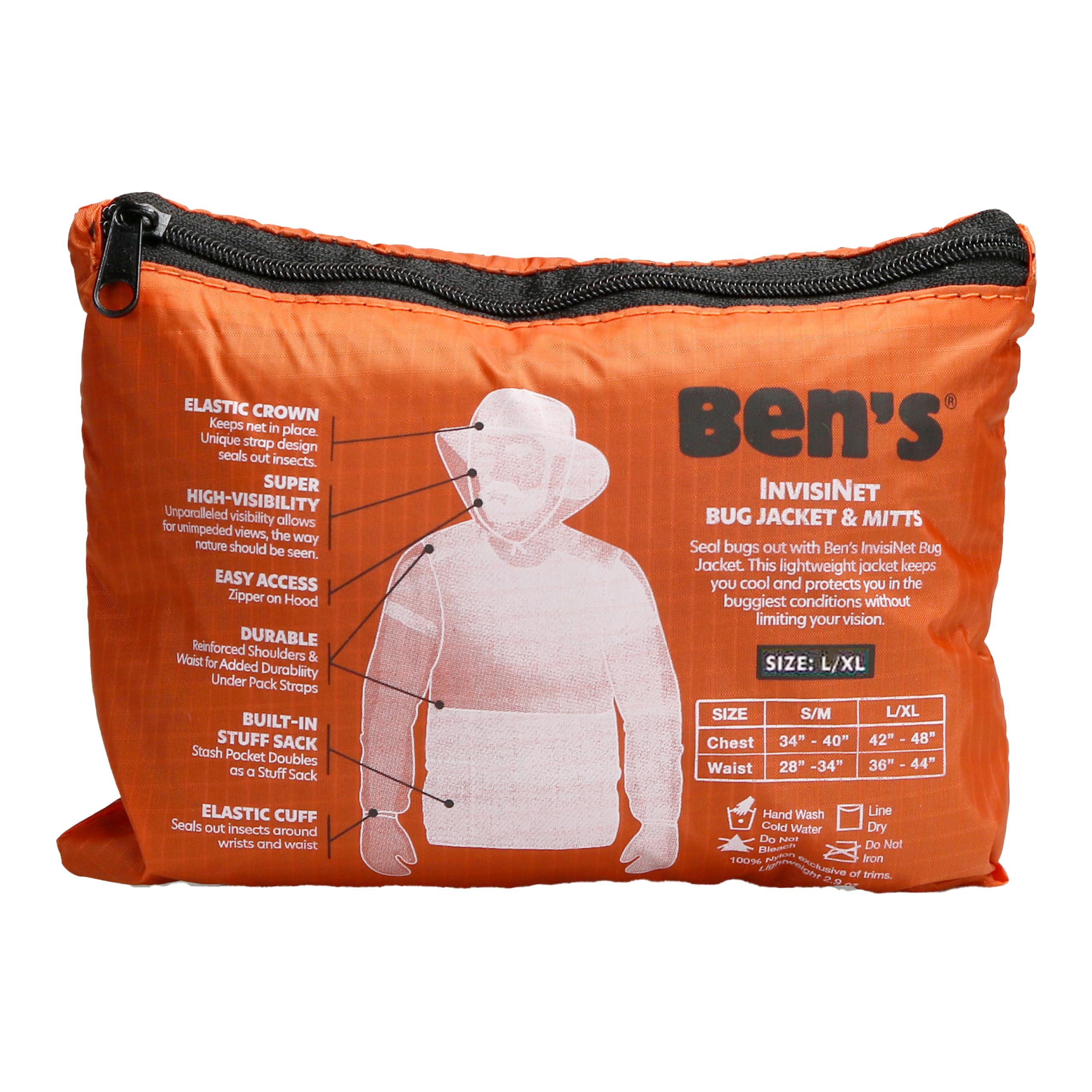 Ben's InvisiNet Bug Jacket, L/XL, multi, one size (0006-7221) 🍁 All In One Marketplace Canada