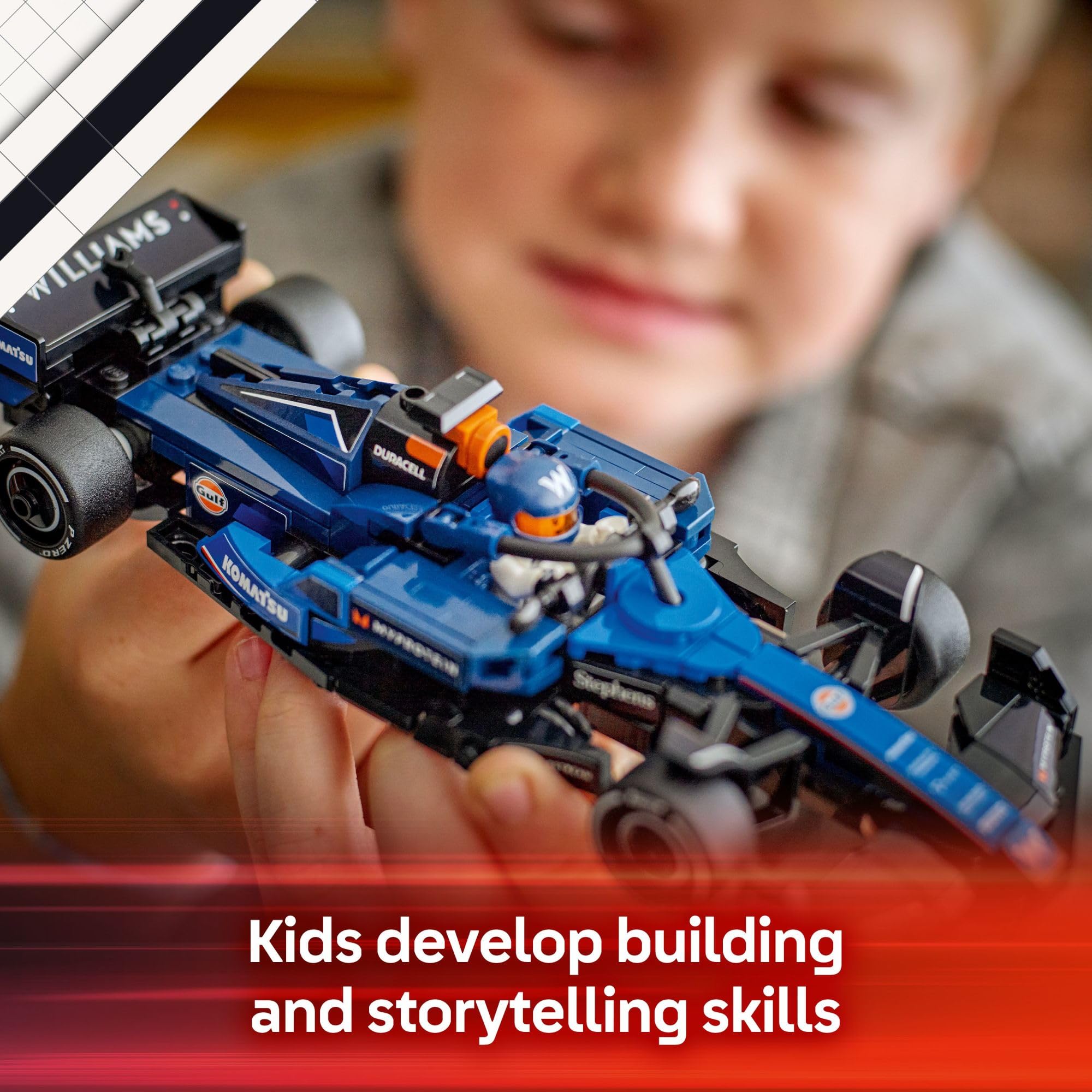 LEGO Speed Champions Williams Racing FW46 F1 Race Car Toy - Building Set for Kids, Boys & Girls, Ages 10+ - Toy Car for F1 Fans - Gift Idea for Birthday - 77249 🍁 All In One Marketplace Canada