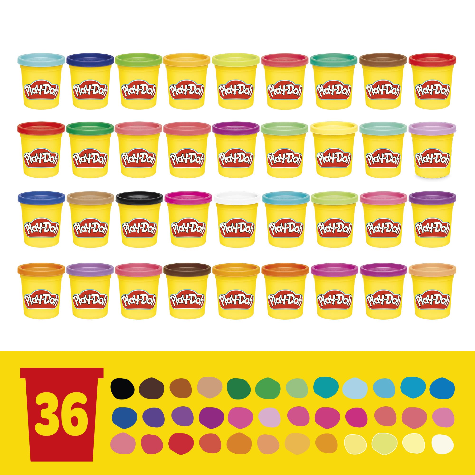 Play Doh Mega Pack (36 Cans) 🍁 All In One Marketplace Canada