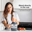 Ninja BL660C Professional Countertop Blender With 1100-Watt Base,72Oz Total Crushing Pitcher and(2)16 Oz Cups For Frozen Drinksand Smoothies,Silver/Gray,1100W,(Canadian Version)Silver/Grey,7.8 Pounds 🍁 All In One Marketplace Canada